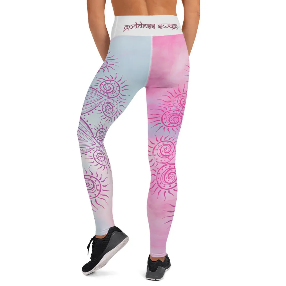 Soul Star Chakra Mandala Leggings by Goddess Swag