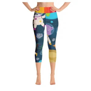 Space Animal Yoga Capris