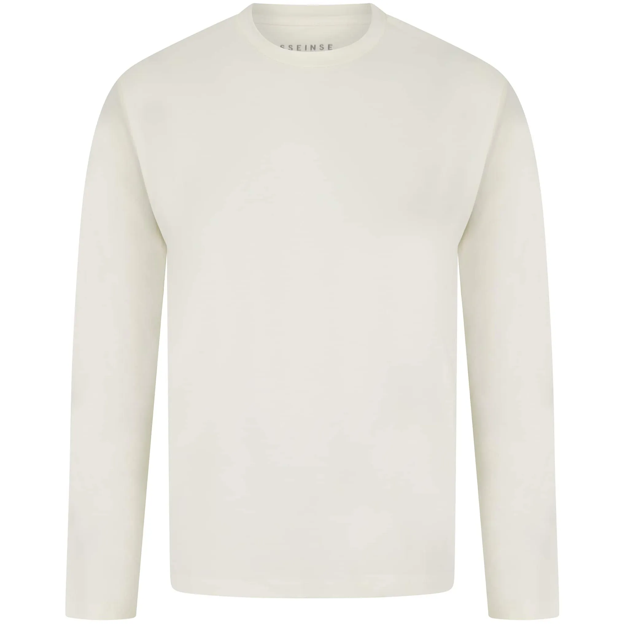 SSEINSE ESSENTIAL LONG SLEEVE FITTED T-SHIRT