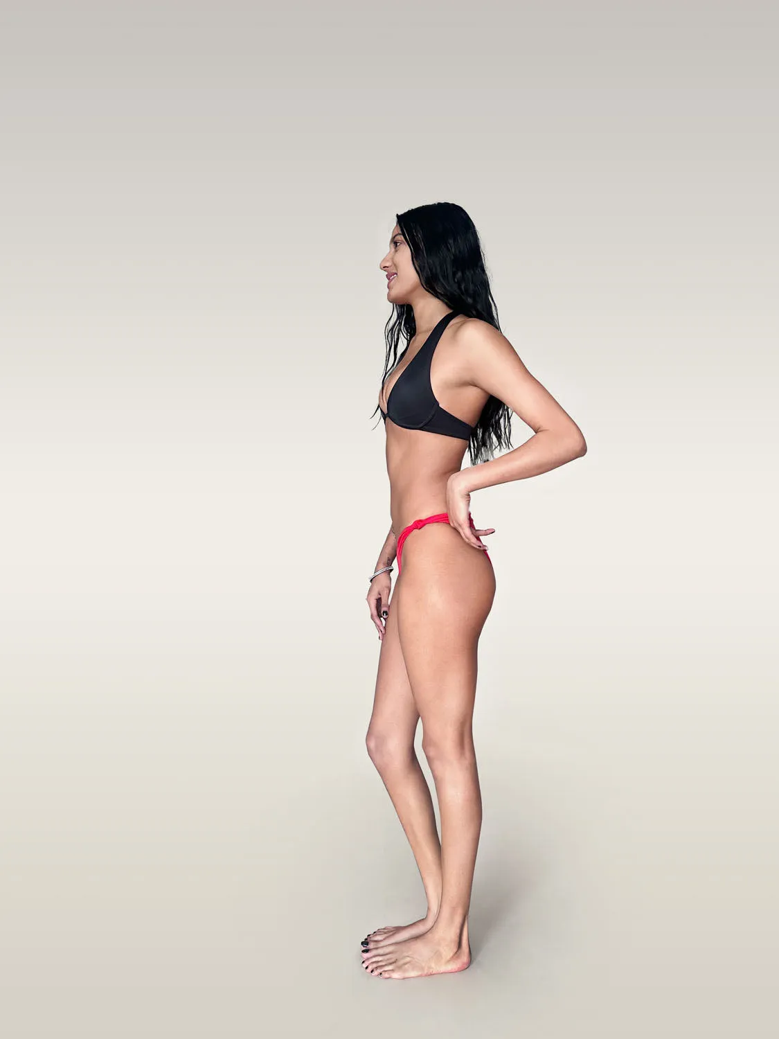 Starboard V-Waist Knotted Bikini Bottoms