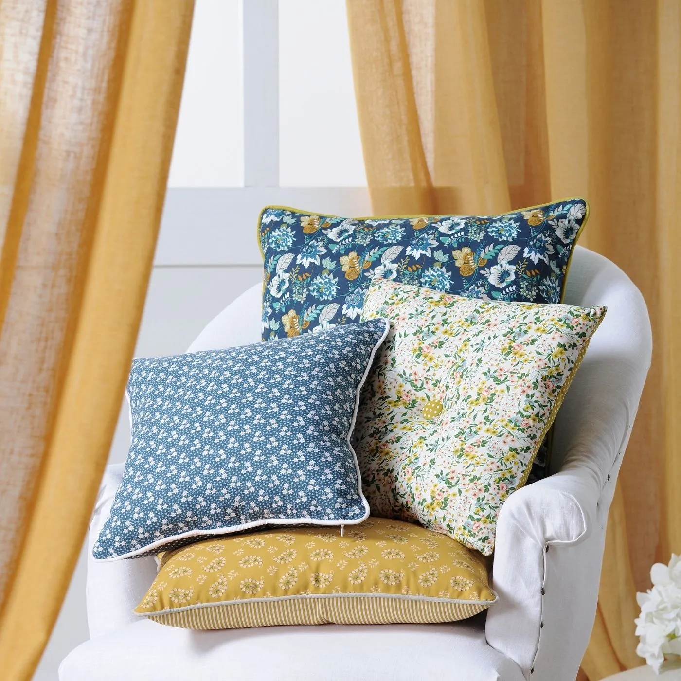 Stof Voile Panel | Gold