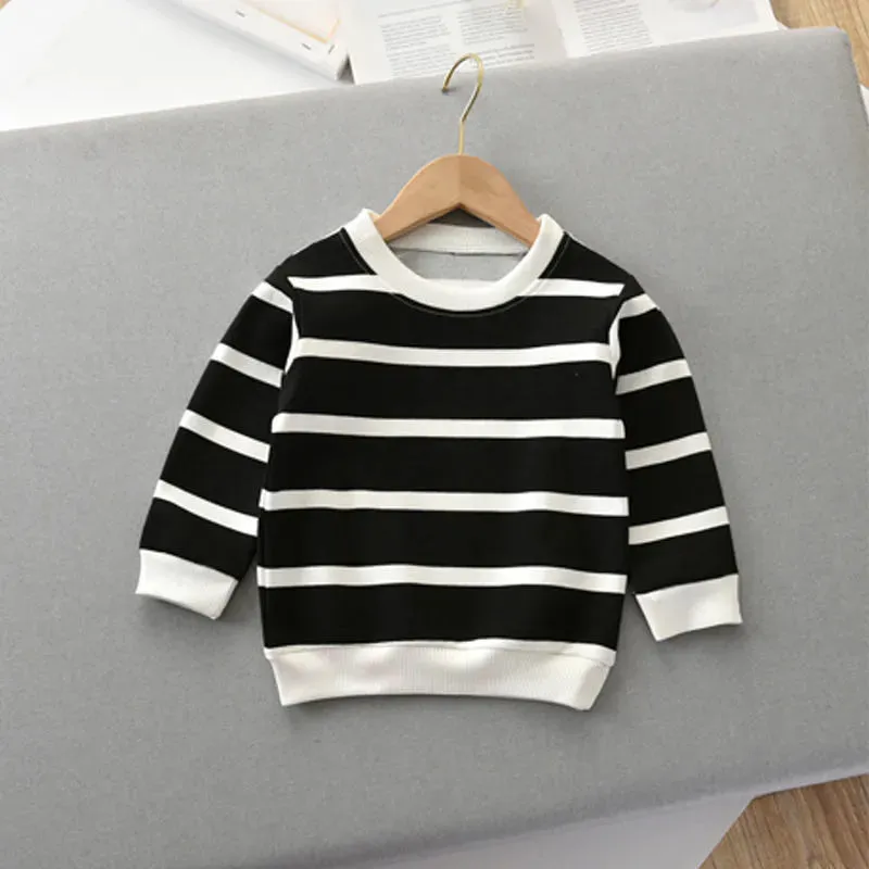 Striped Long Sleeve Pullovers