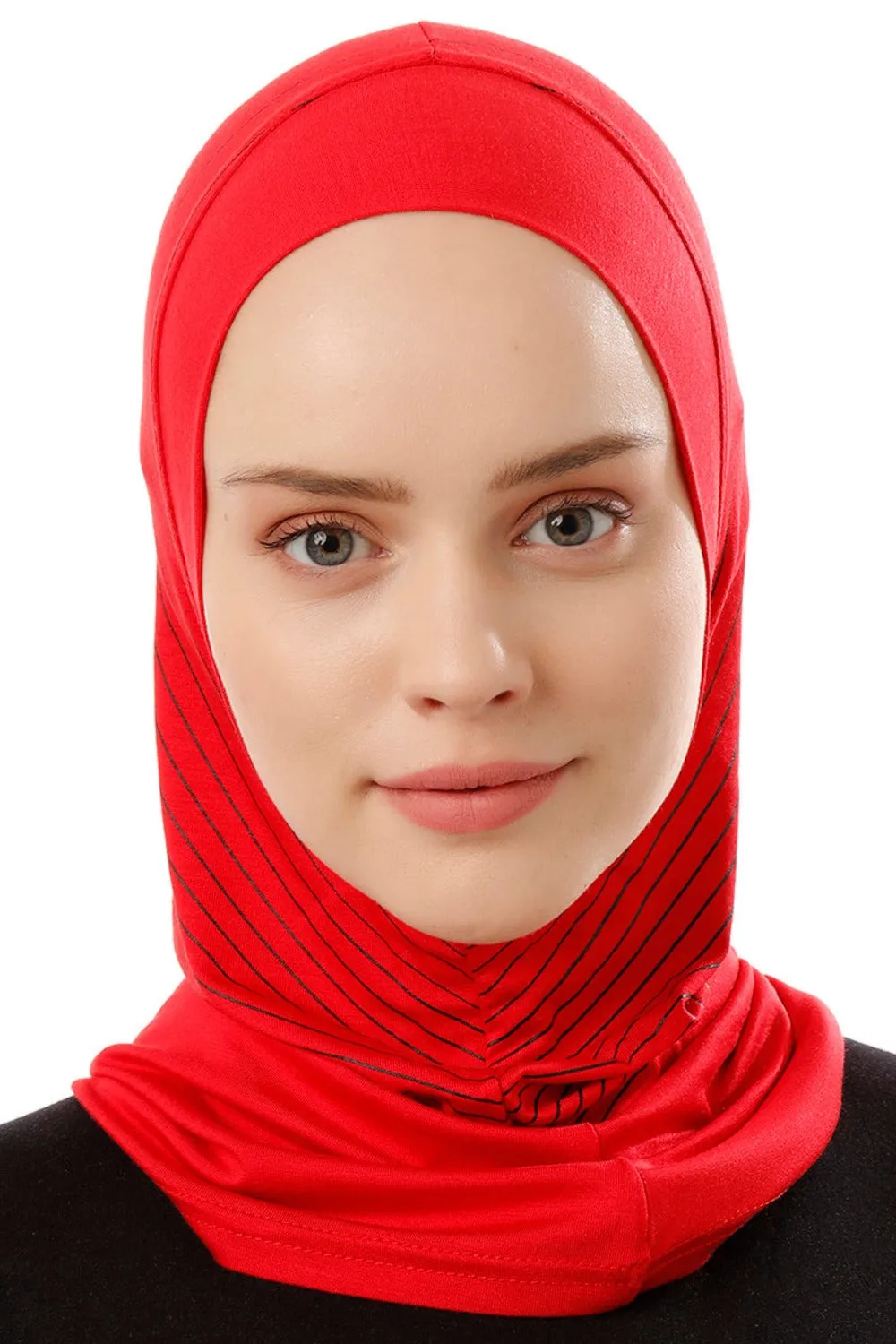 Striped Sport Scarf | Red