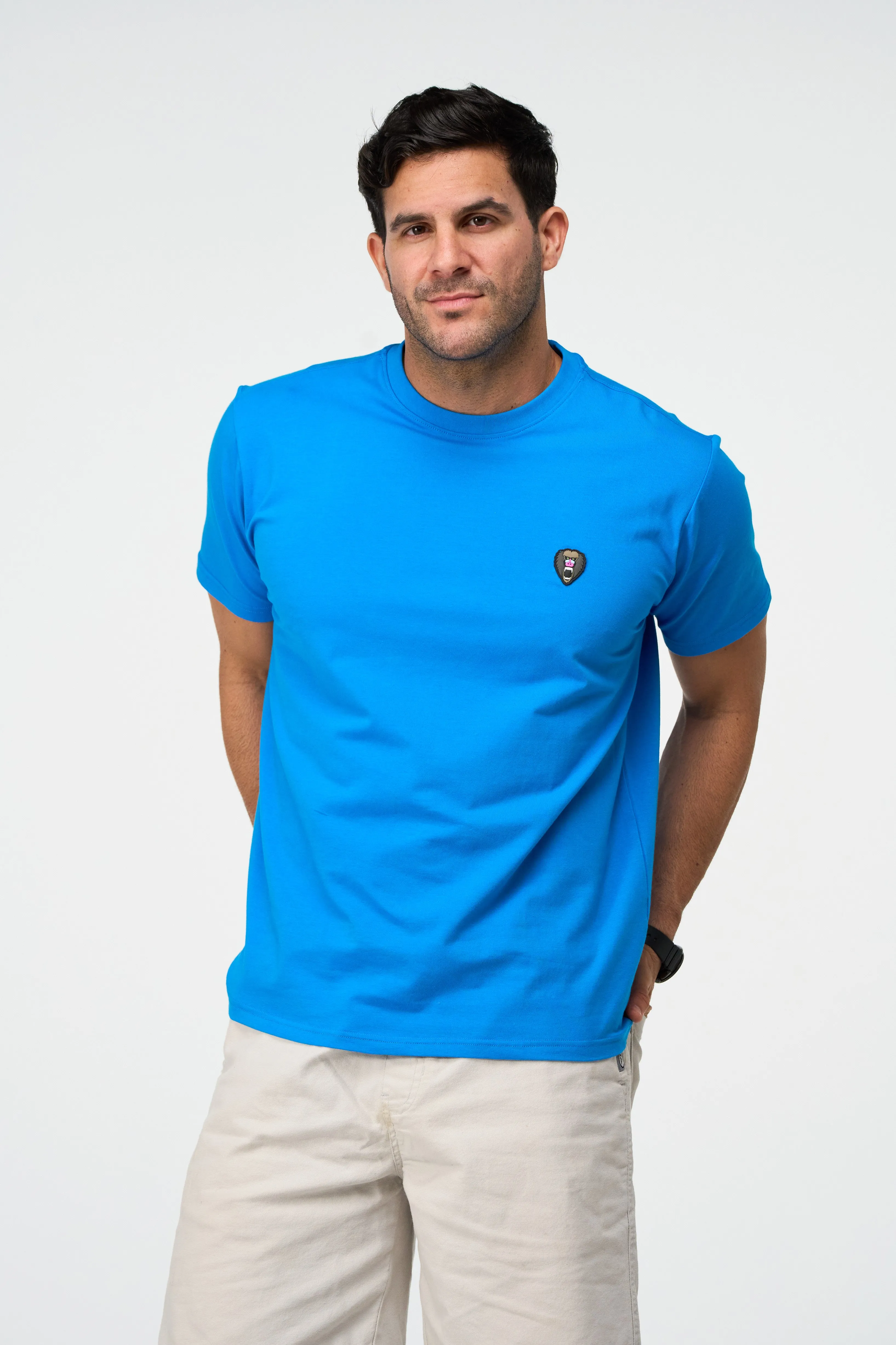 STRONG BLUE CREW NECK