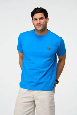STRONG BLUE CREW NECK