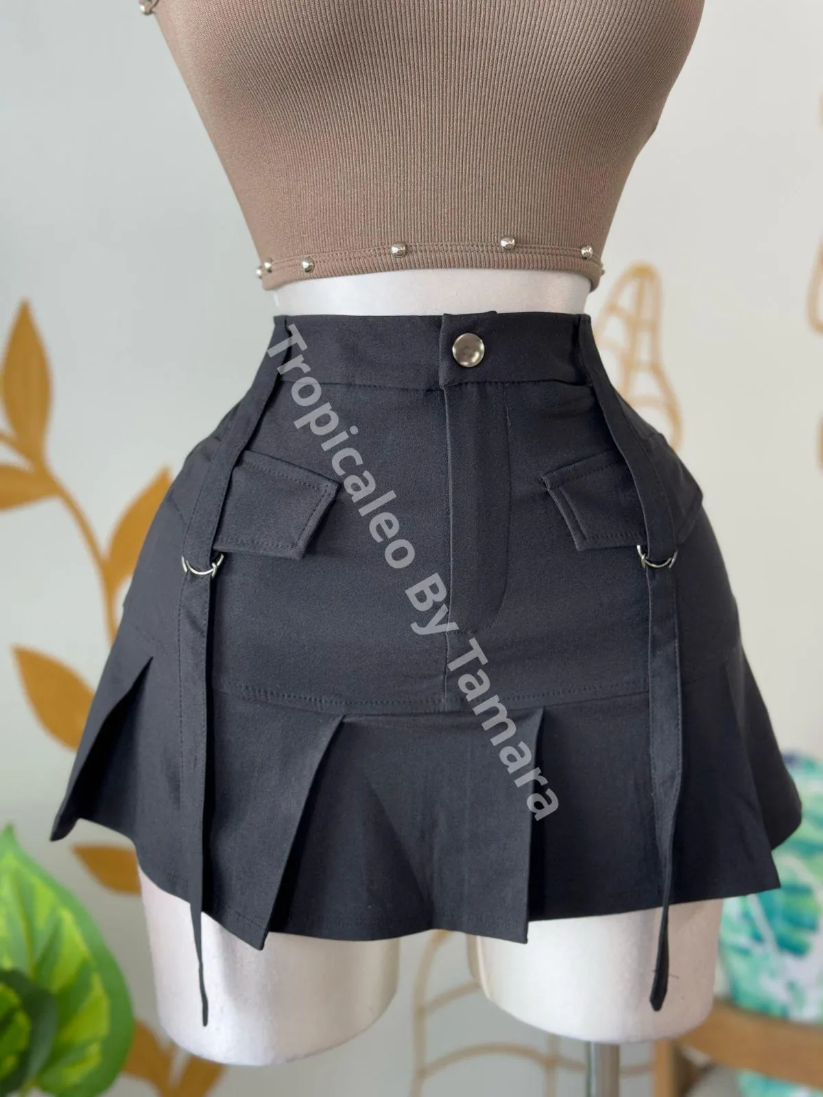 Studded Edge Crop Top