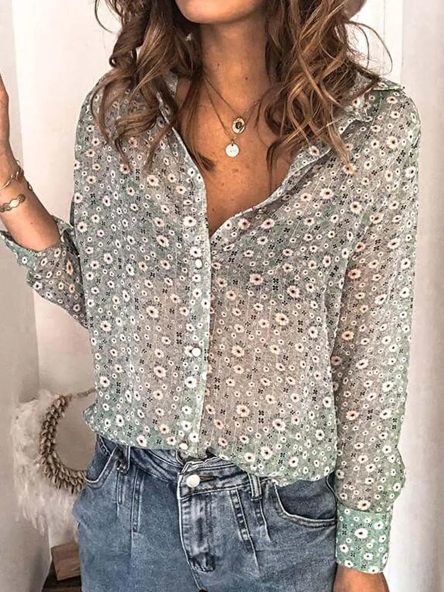 Stunncal Casual Floral Shirt