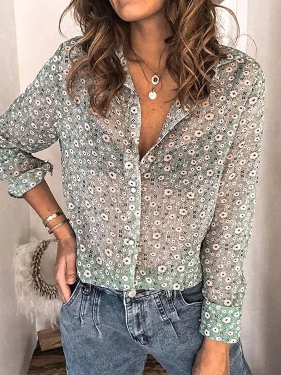 Stunncal Casual Floral Shirt
