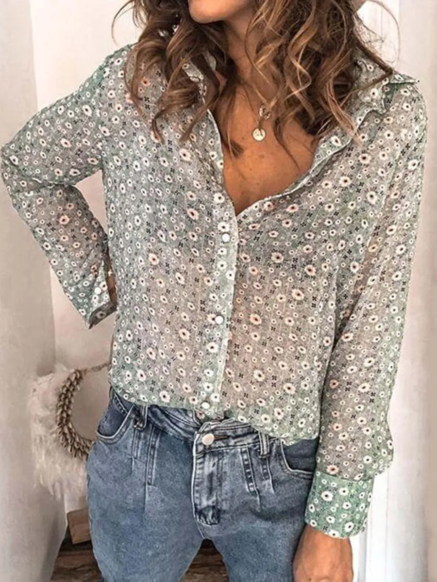 Stunncal Casual Floral Shirt