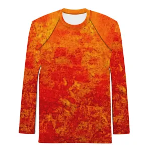 Summer Fire Men's Rash Guard