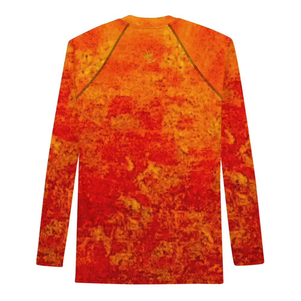 Summer Fire Men's Rash Guard