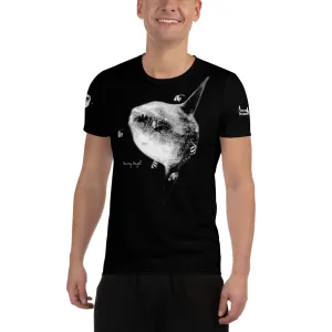 Sunny Days Ocean Sunfish design All-Over Print Men's Athletic T-shirt