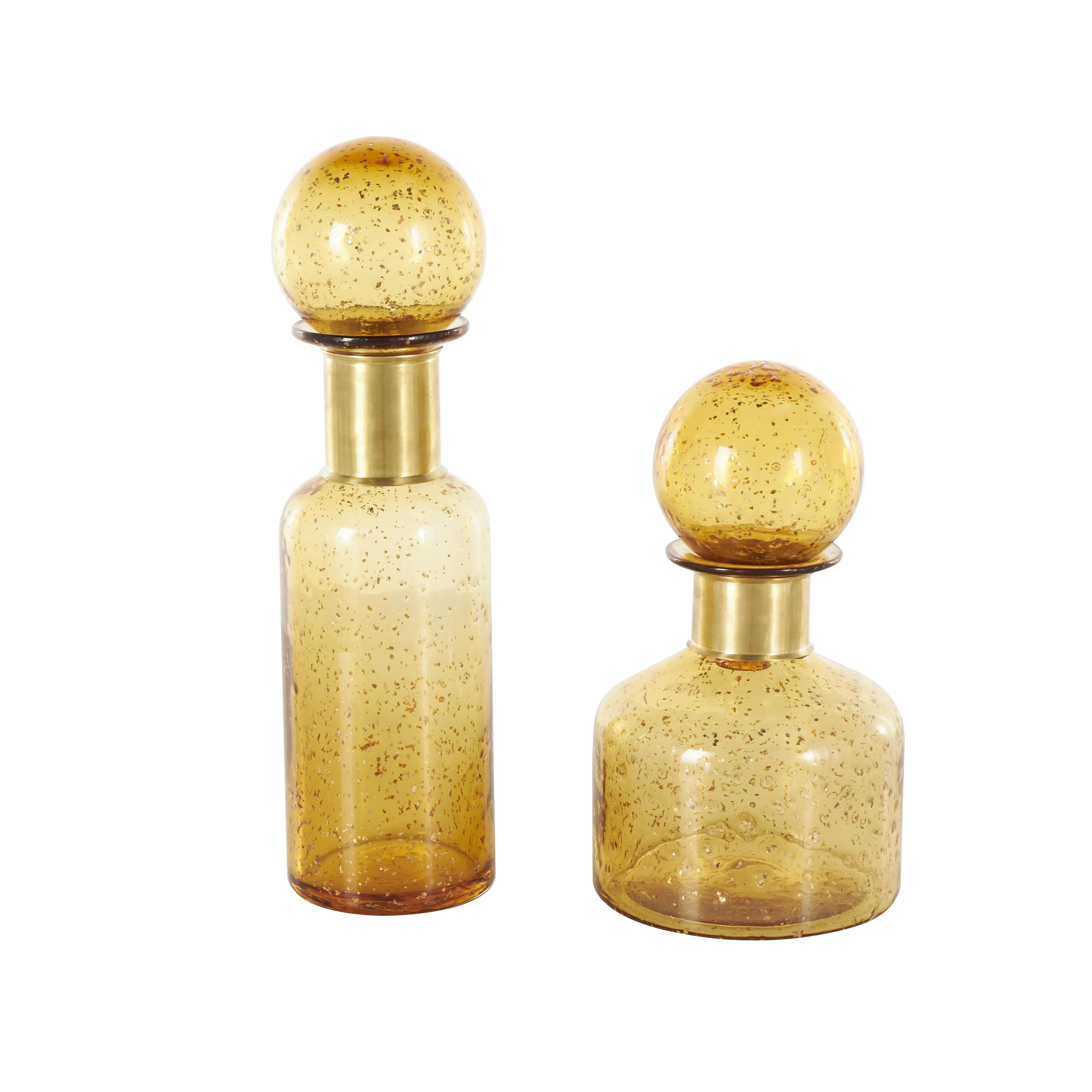 SUNNY OMBRE GLASS ORB TOP JARS