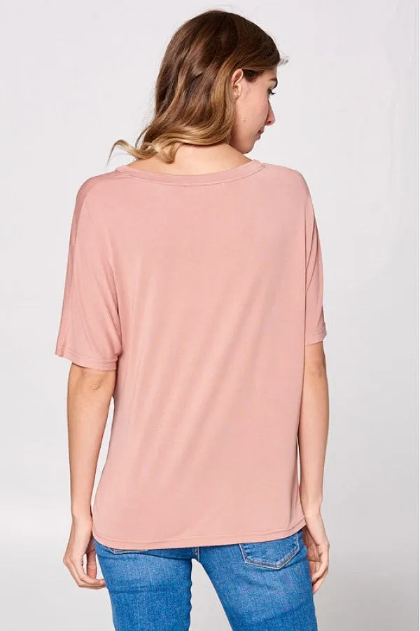 Super Soft Tie Front Top (2 colors)
