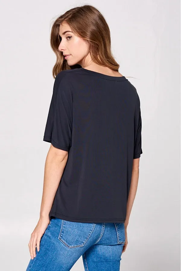 Super Soft Tie Front Top (2 colors)