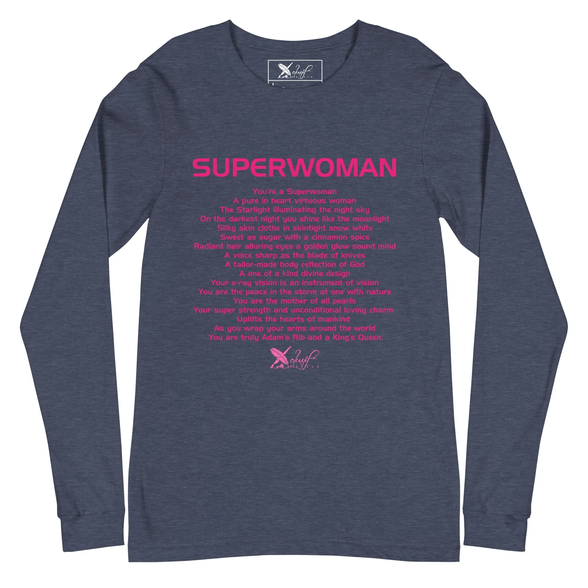 SUPERWOMAN BY XCLUSIF POETIX Unisex Long Sleeve Tee