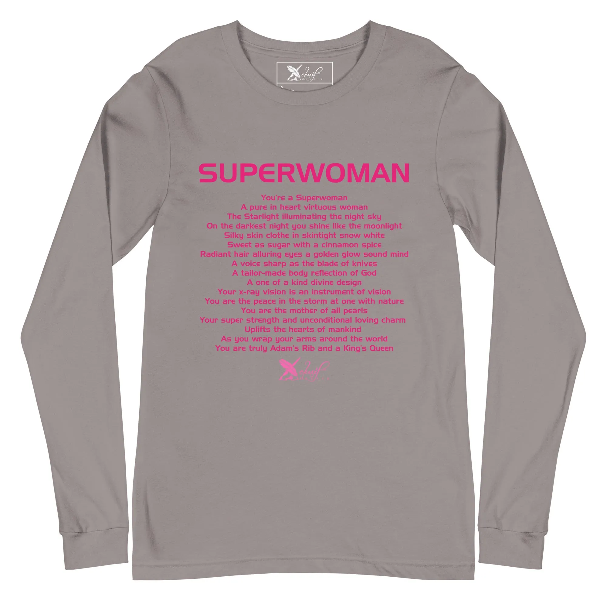SUPERWOMAN BY XCLUSIF POETIX Unisex Long Sleeve Tee