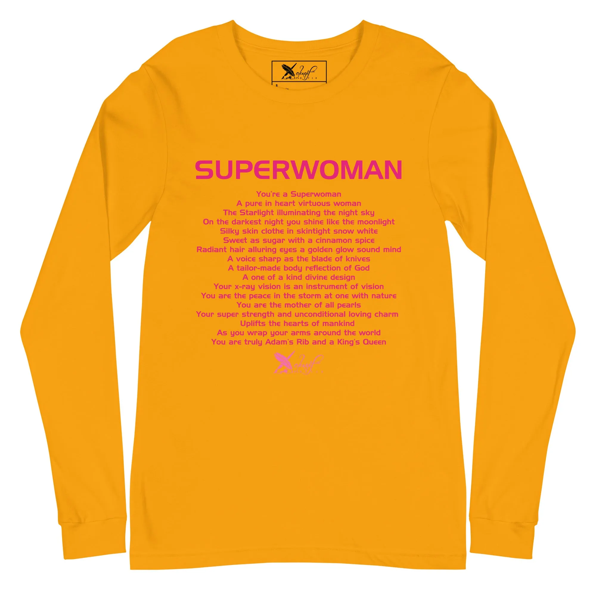 SUPERWOMAN BY XCLUSIF POETIX Unisex Long Sleeve Tee