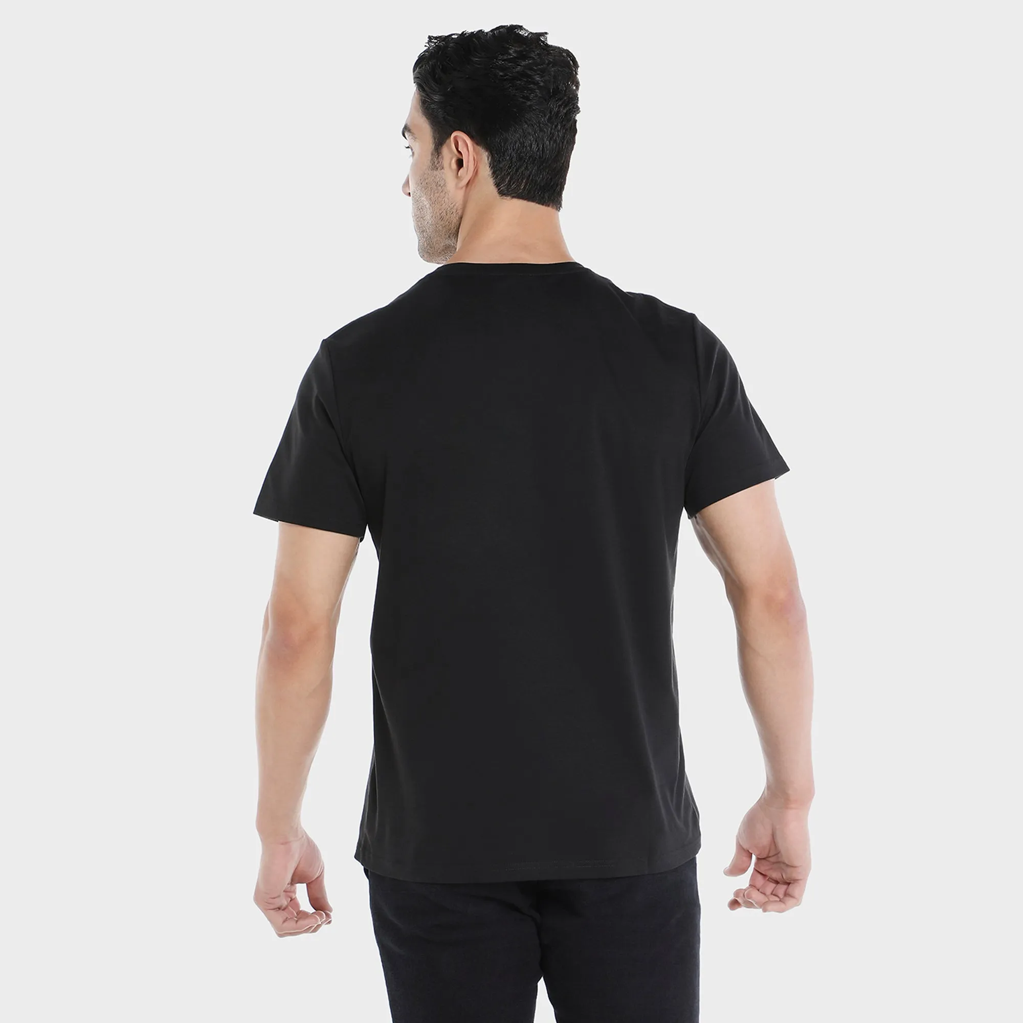 Supima V-Neck T-shirt - Black