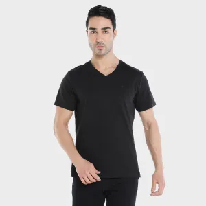 Supima V-Neck T-shirt - Black