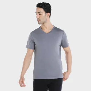 Supima V-Neck T-shirt - Grey
