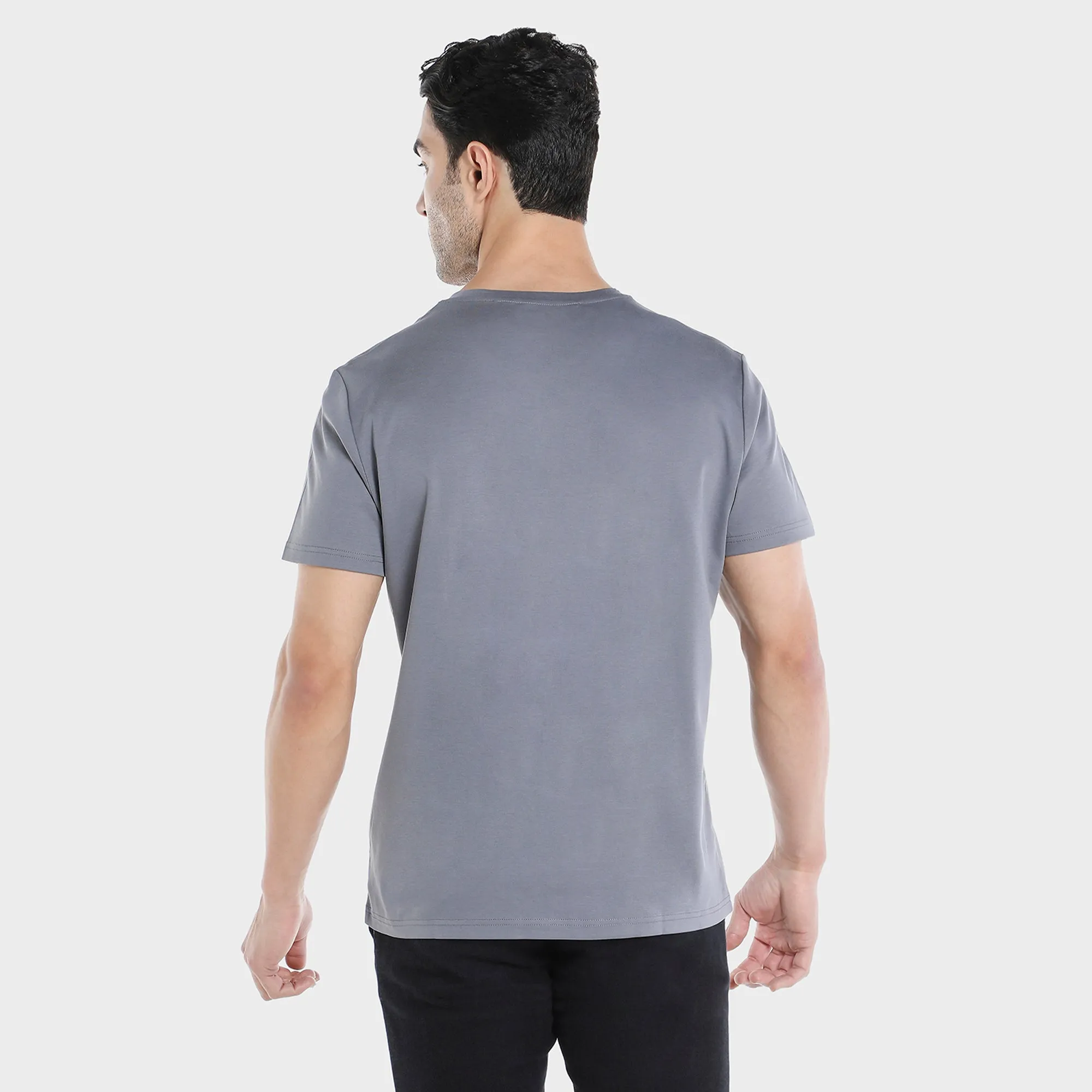Supima V-Neck T-shirt - Grey