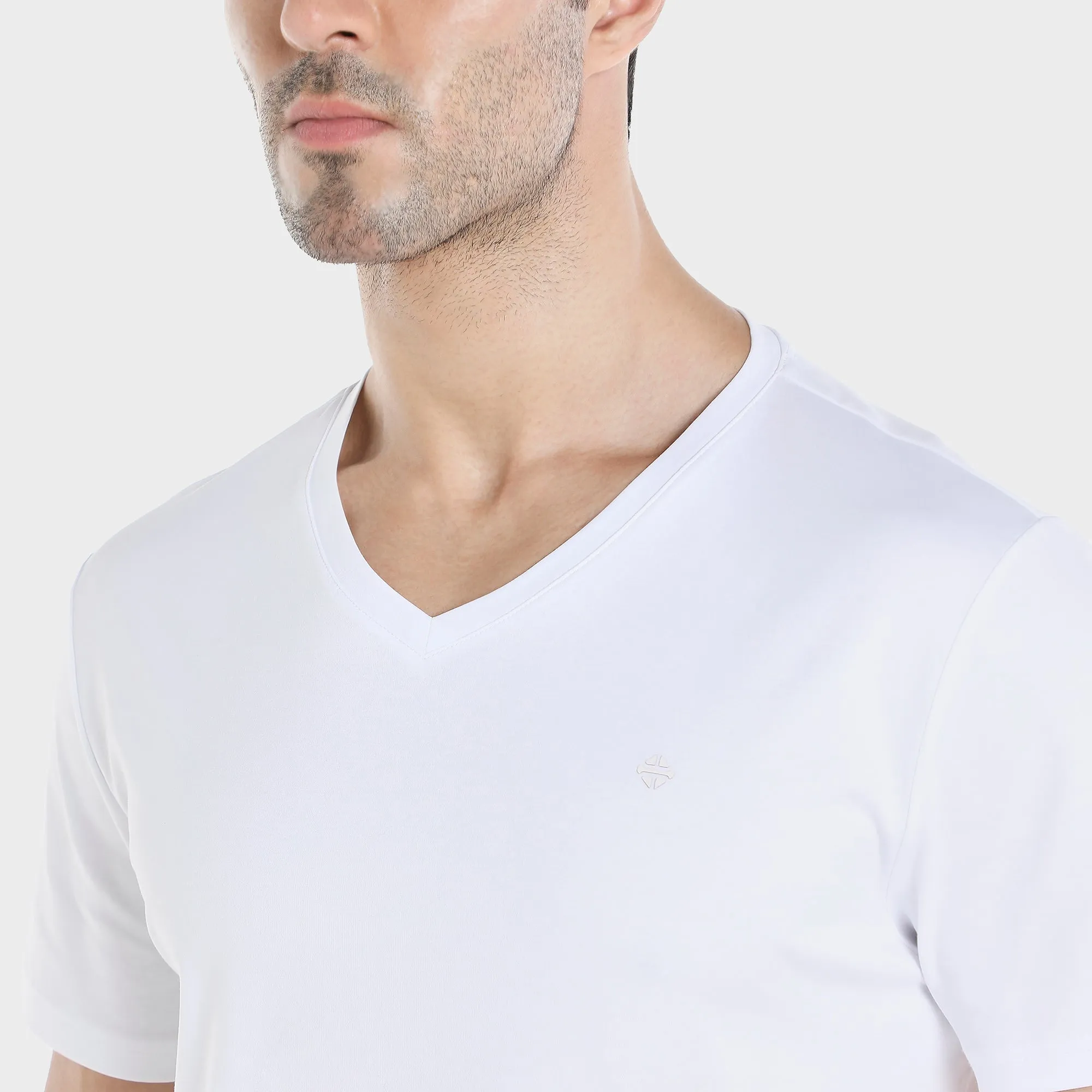Supima V-Neck T-shirt - White