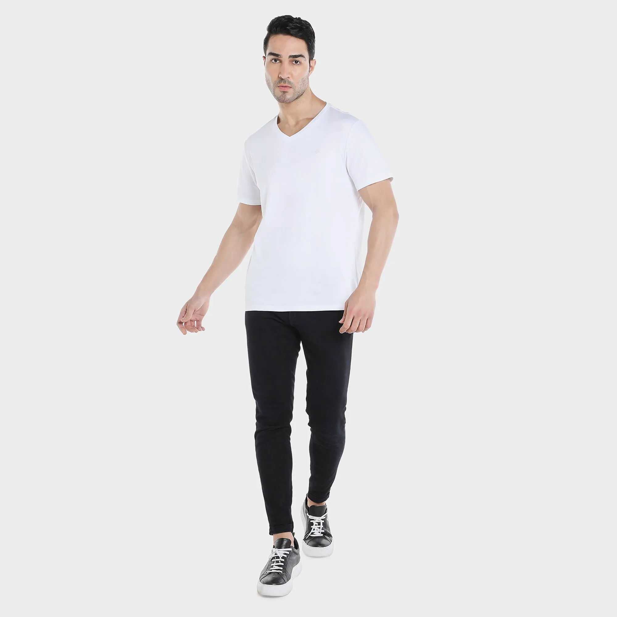 Supima V-Neck T-shirt - White