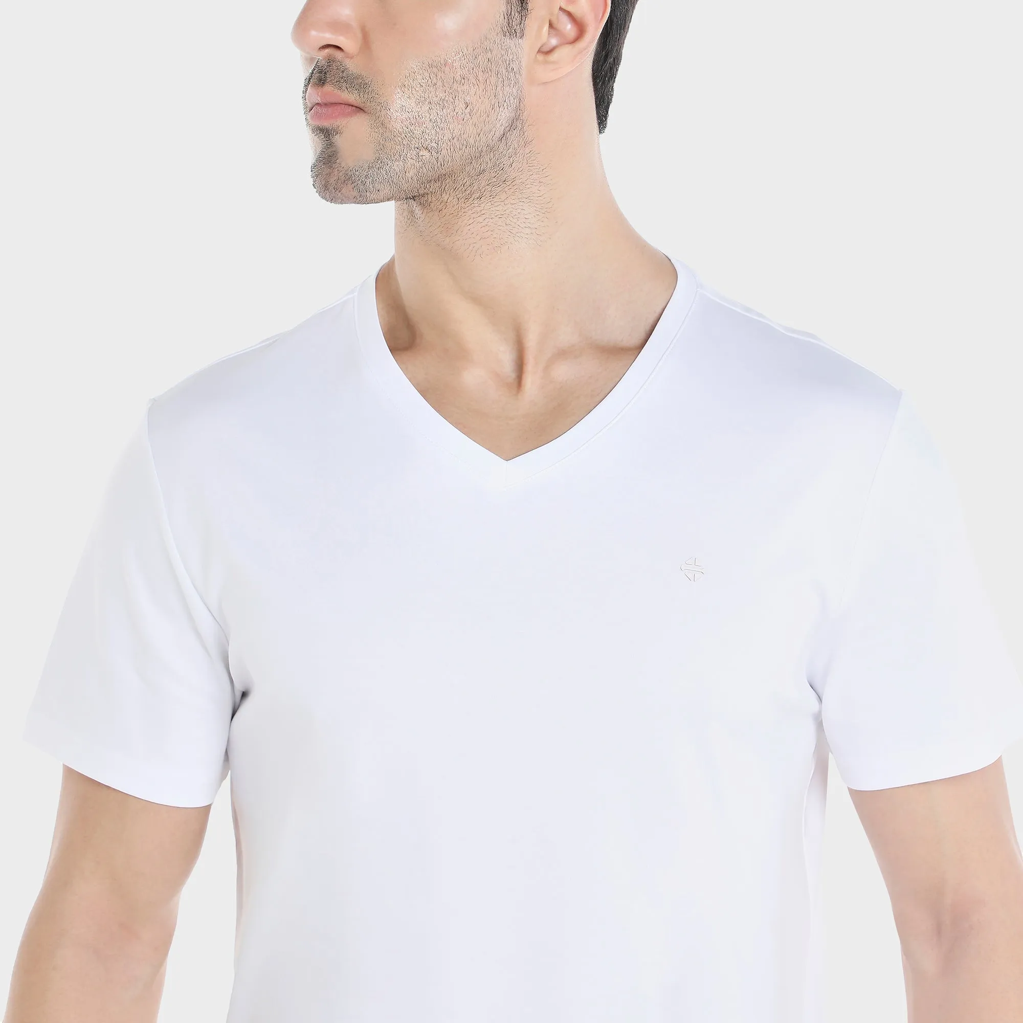 Supima V-Neck T-shirt - White