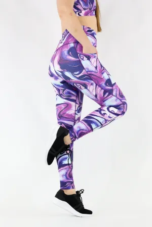 Sweet Marble - Dynamic Active Pocket Full Leggings - Discontinued