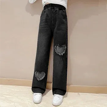Sweetheart Wide-Leg Denim