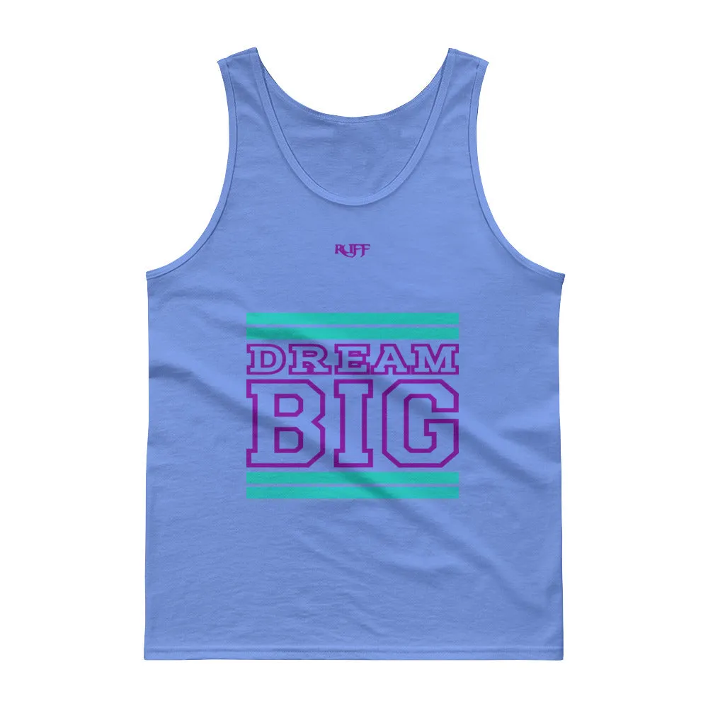Teal and Purple Dream Big Tank tops