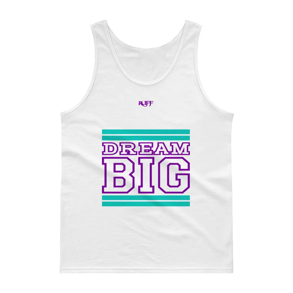 Teal and Purple Dream Big Tank tops
