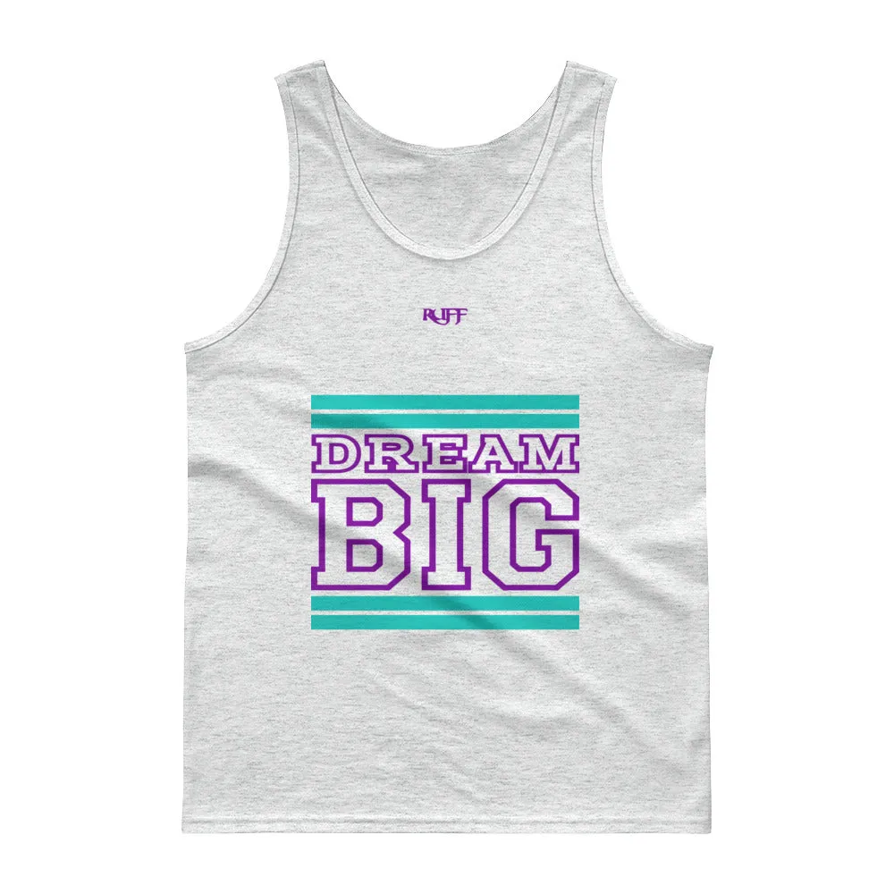 Teal and Purple Dream Big Tank tops