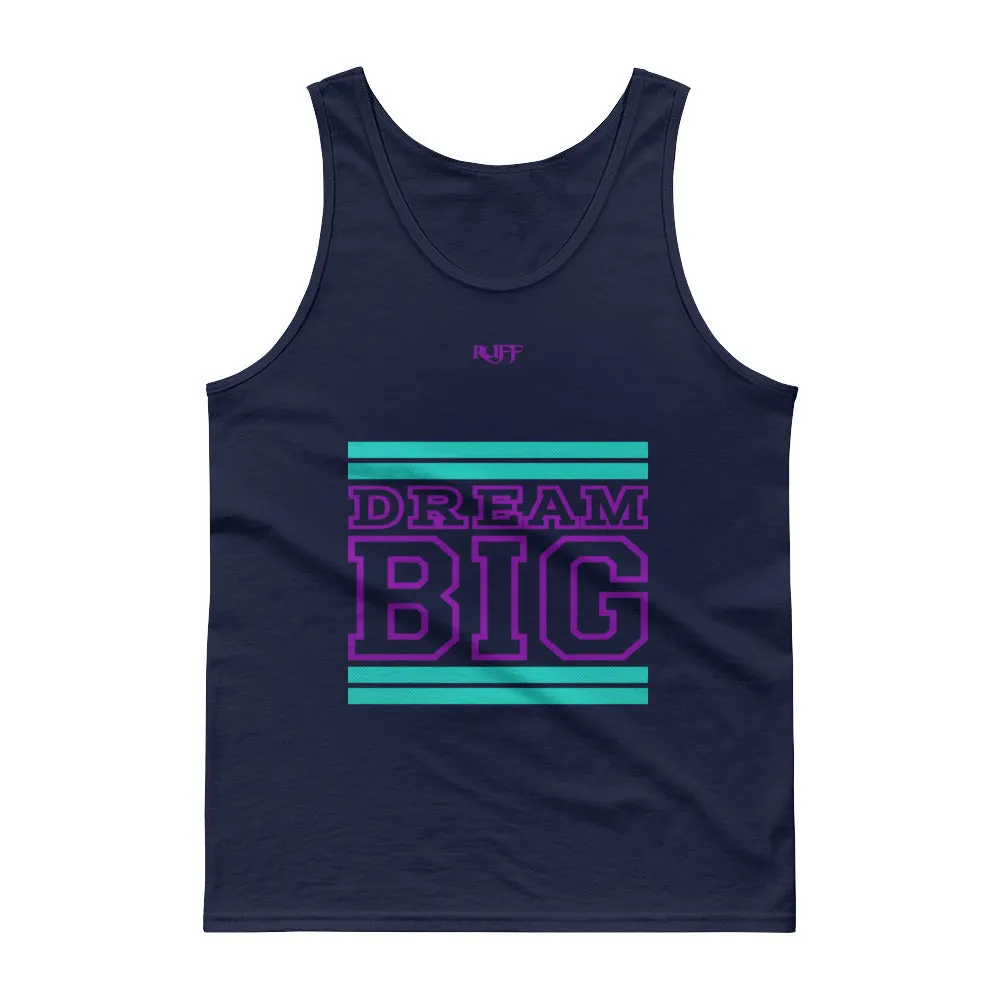 Teal and Purple Dream Big Tank tops