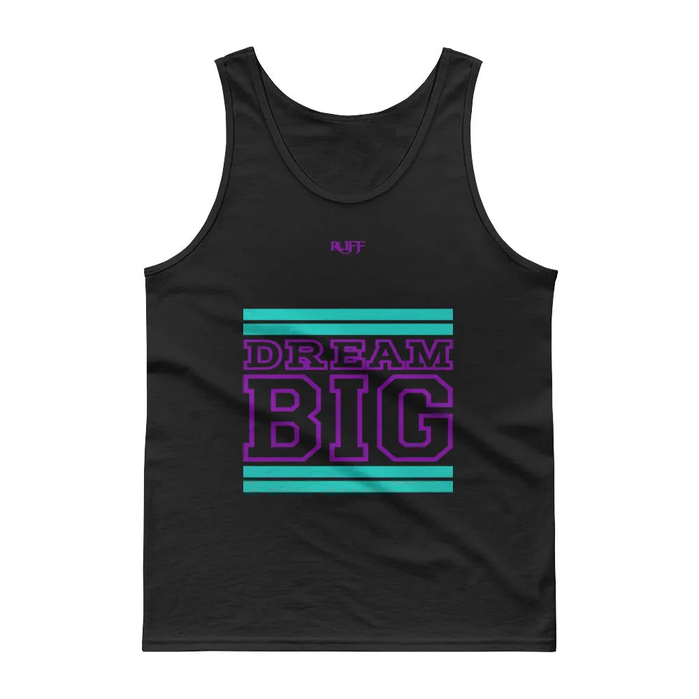 Teal and Purple Dream Big Tank tops