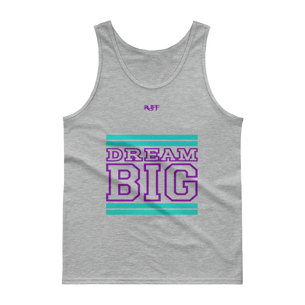 Teal and Purple Dream Big Tank tops