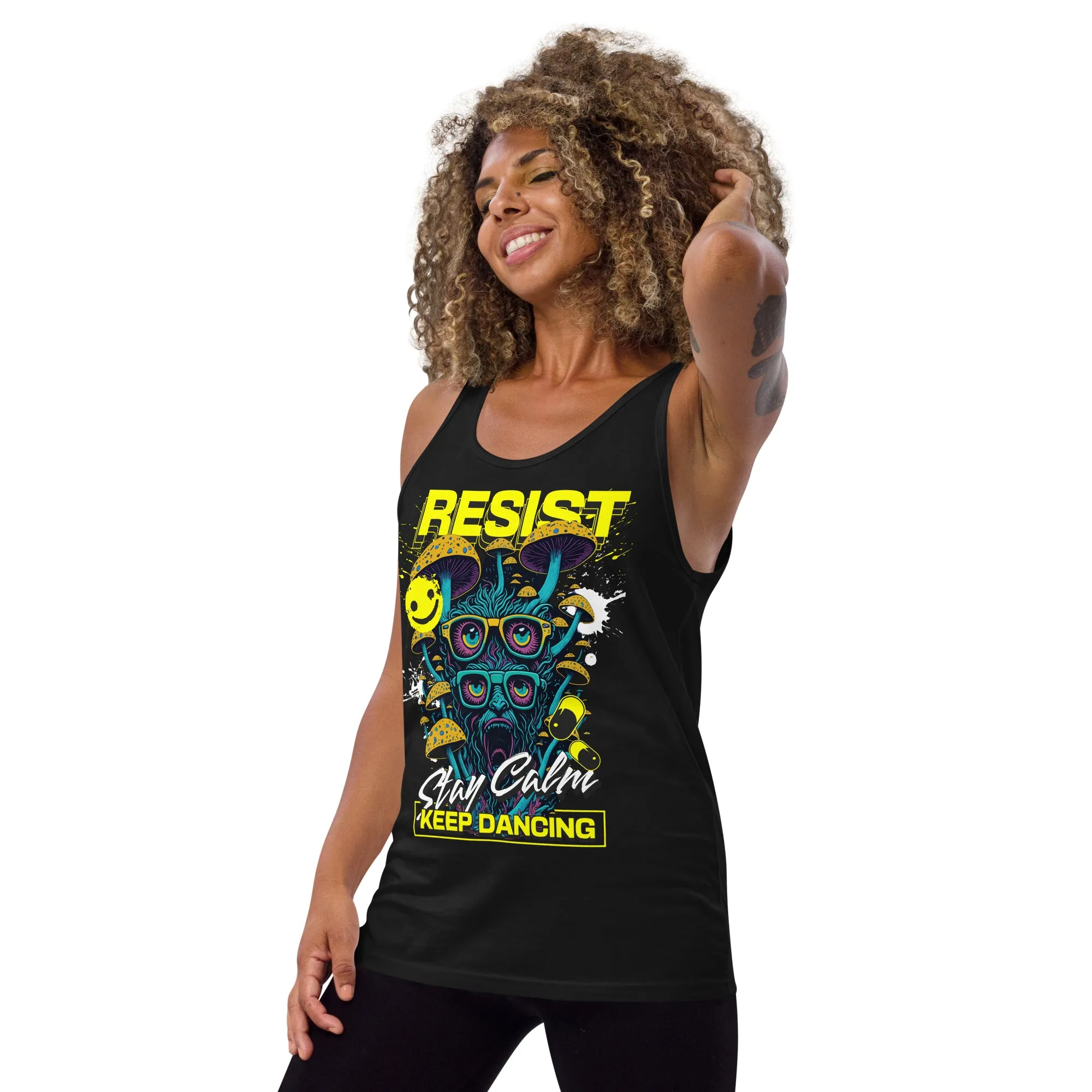 Techno Tank Top | Stay Calm & Keep Dancing
