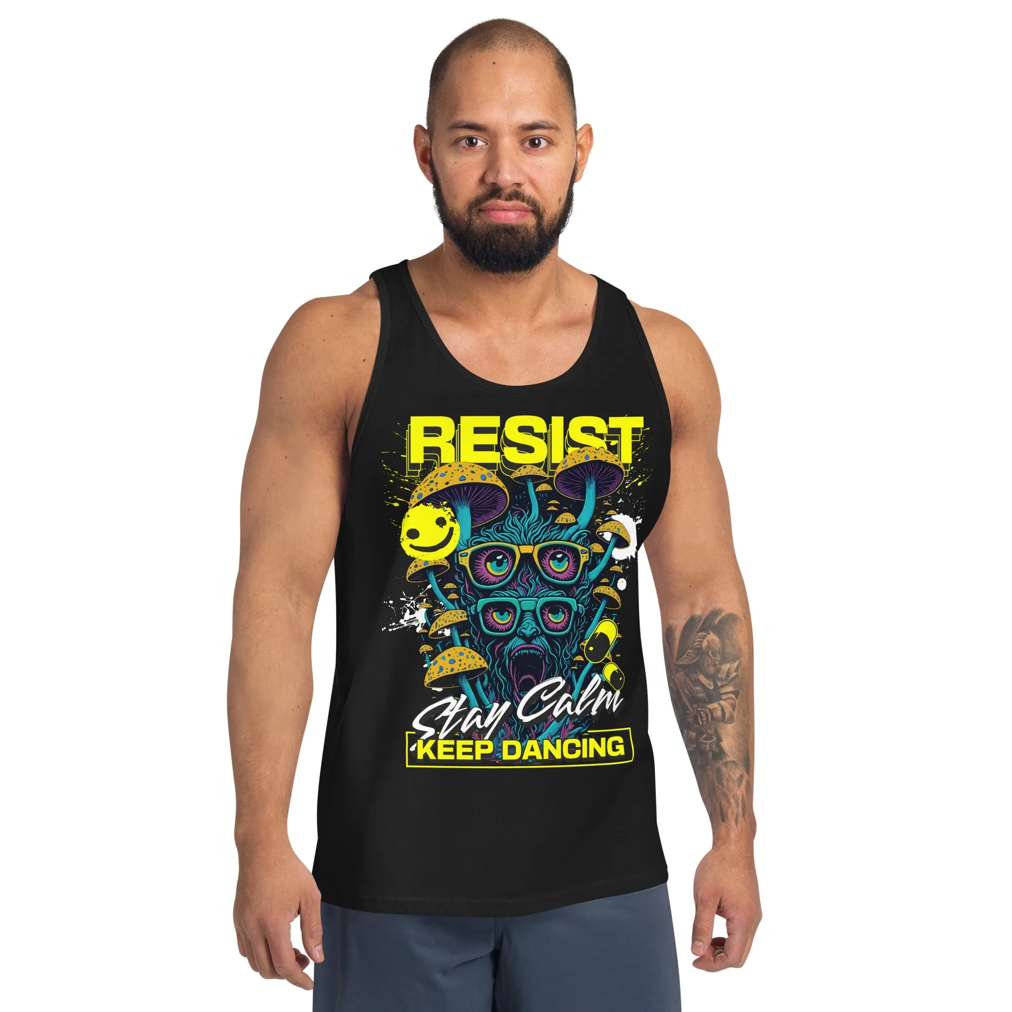 Techno Tank Top | Stay Calm & Keep Dancing