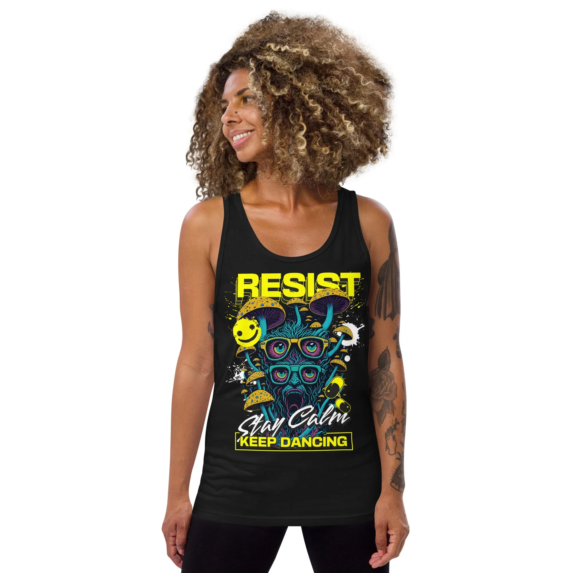 Techno Tank Top | Stay Calm & Keep Dancing