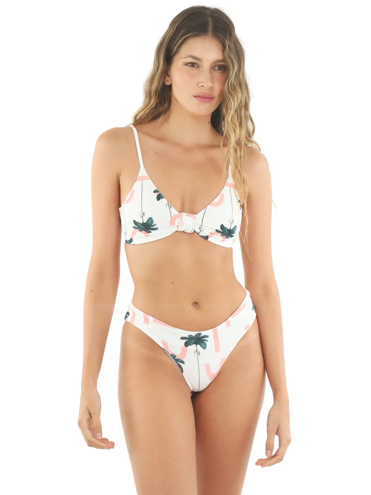 Textured Peach Selva Connection-Textured Peach Selva Paramount Bikini ::RET
