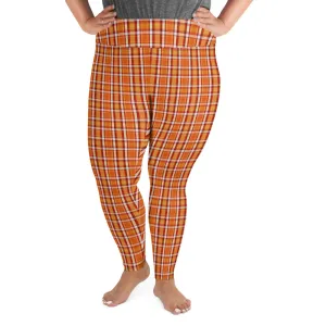 Thanksgiving Plaid Plus Size Leggings