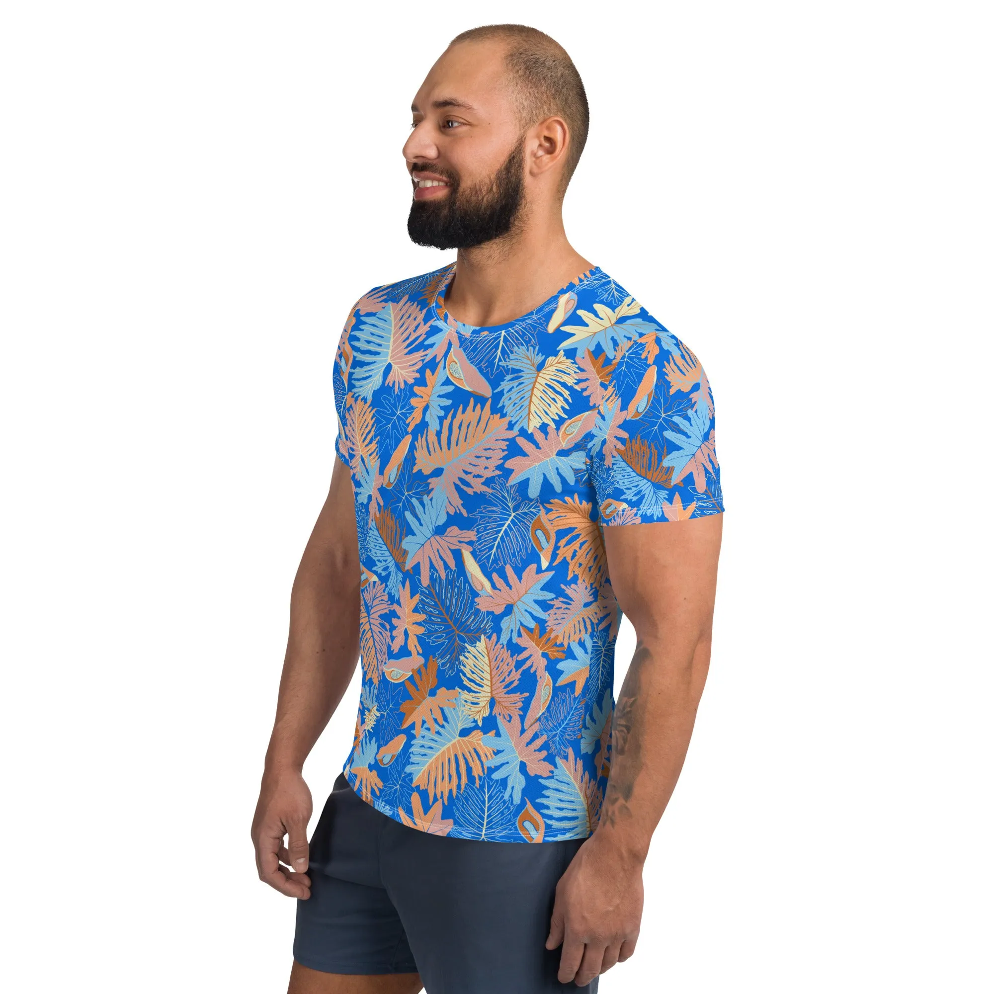 Thaumatophyllum bipinnatifidum – Men’s Athletic T-Shirt
