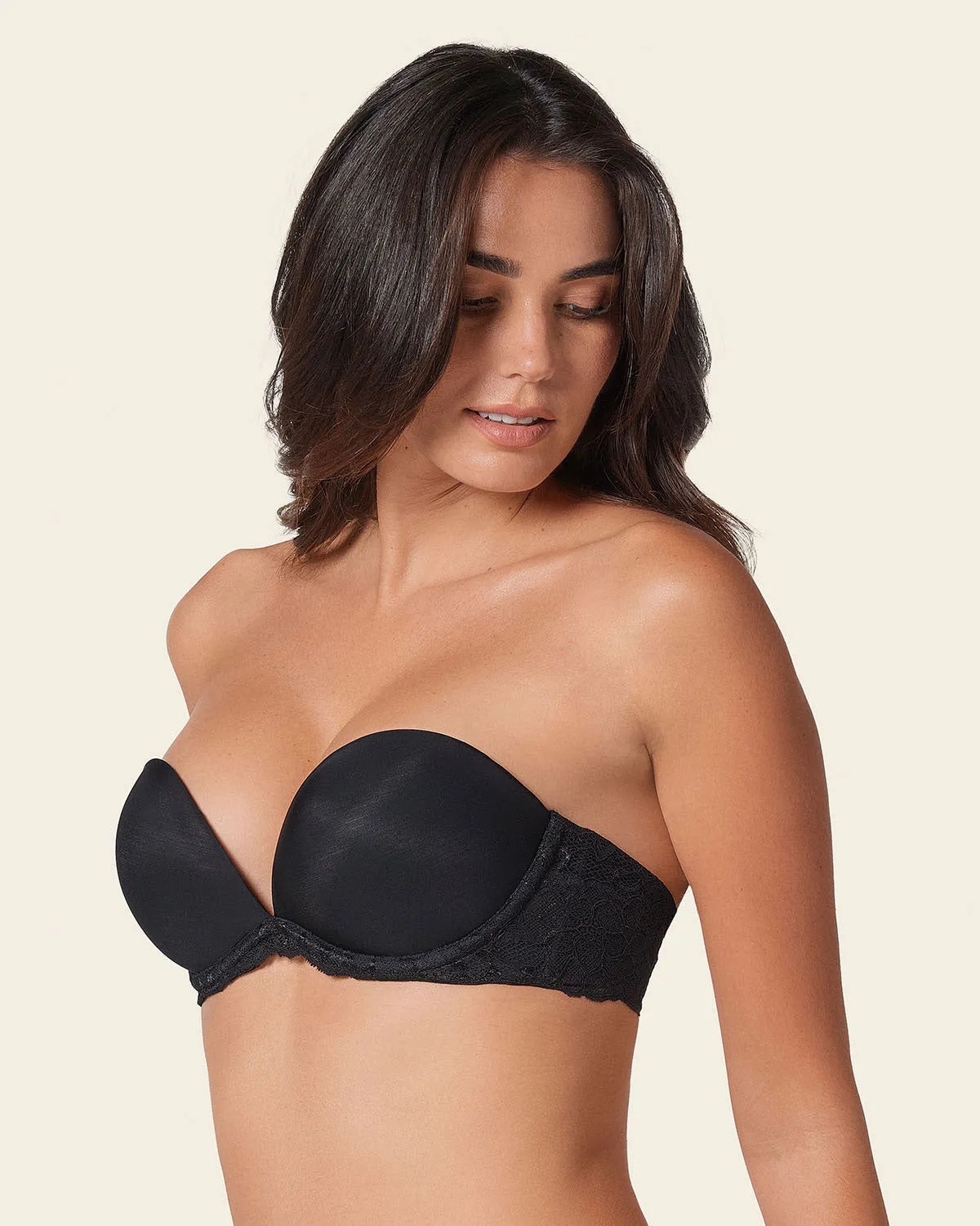 The 3D Bra: Triple Push-Up Plunge Bra
