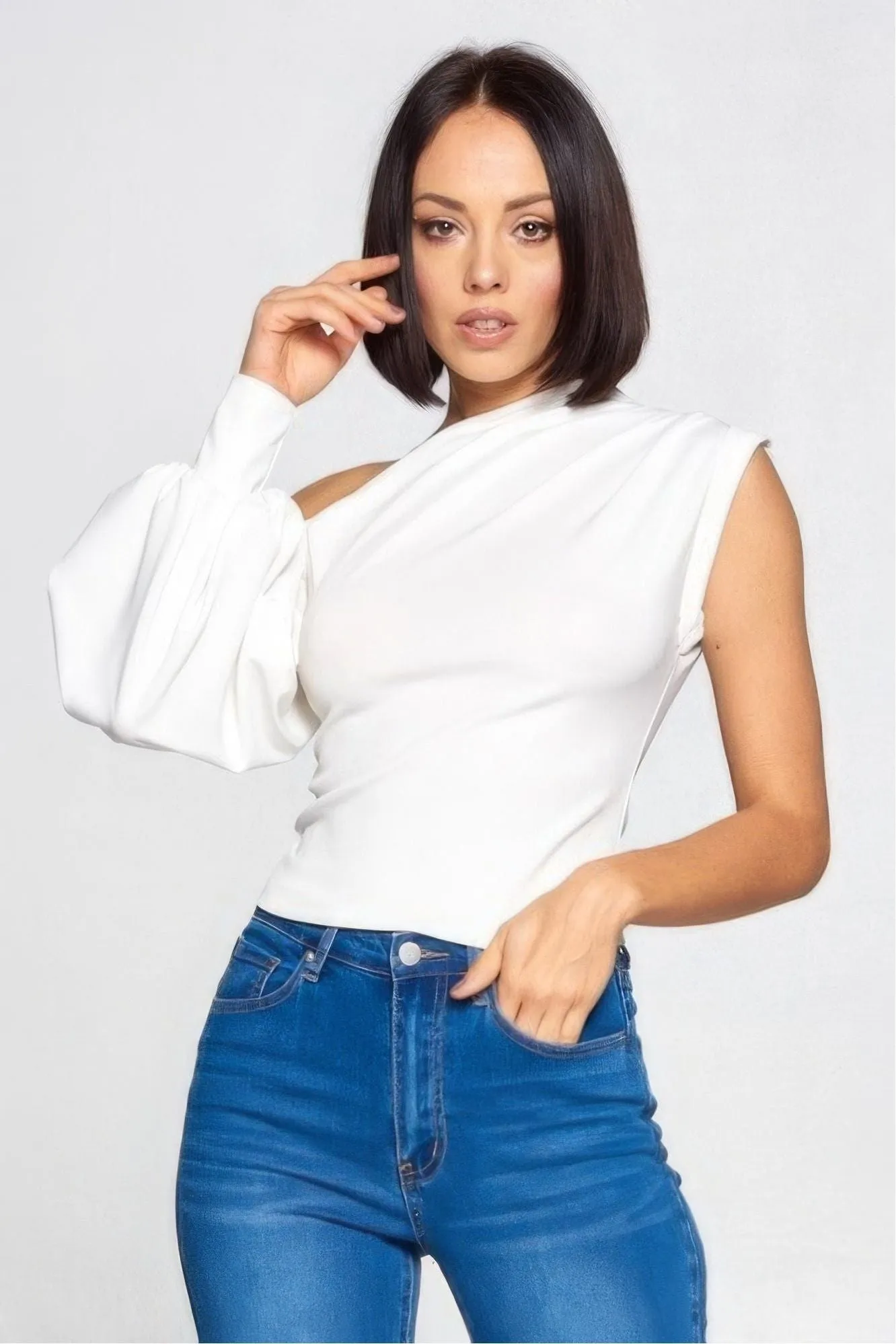The Classic One-Shoulder Top
