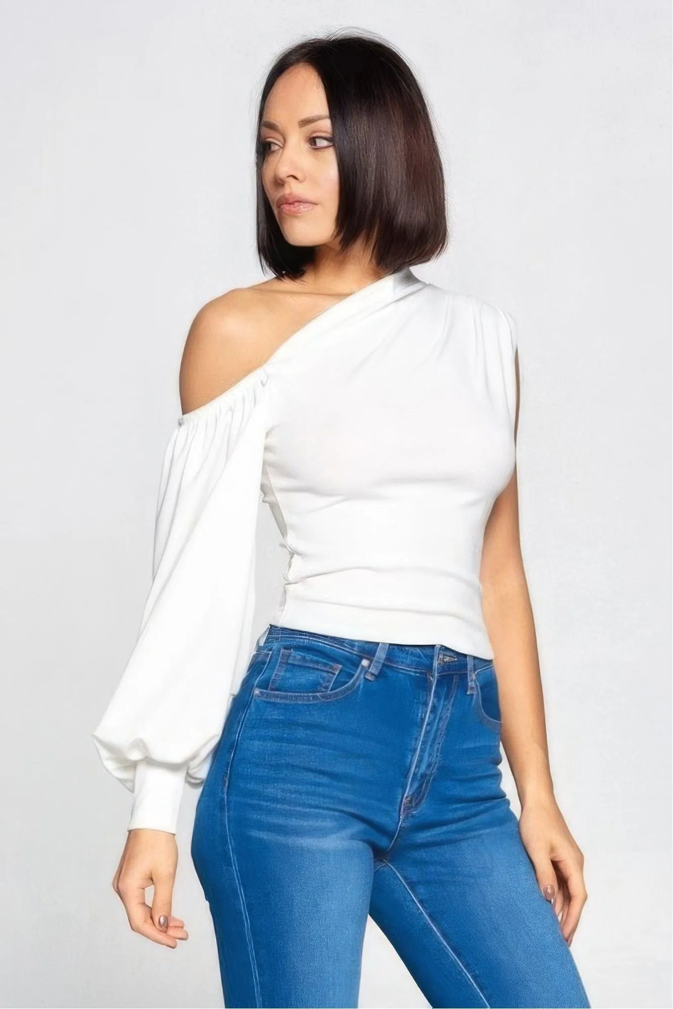 The Classic One-Shoulder Top