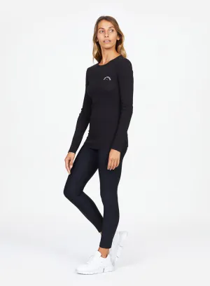 THE UPSIDE RIB CHRISSY LONG SLEEVE TOP