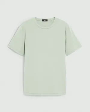 Theory Essential Tee in Anemone - Greenstone