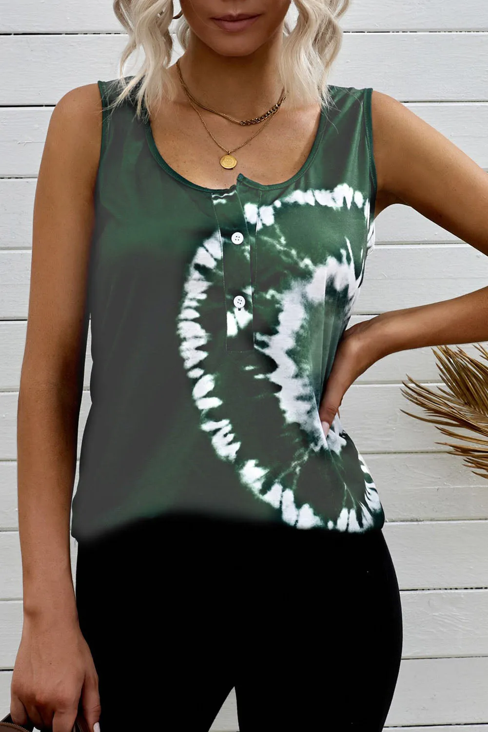 Tie-dye Print Tank Top