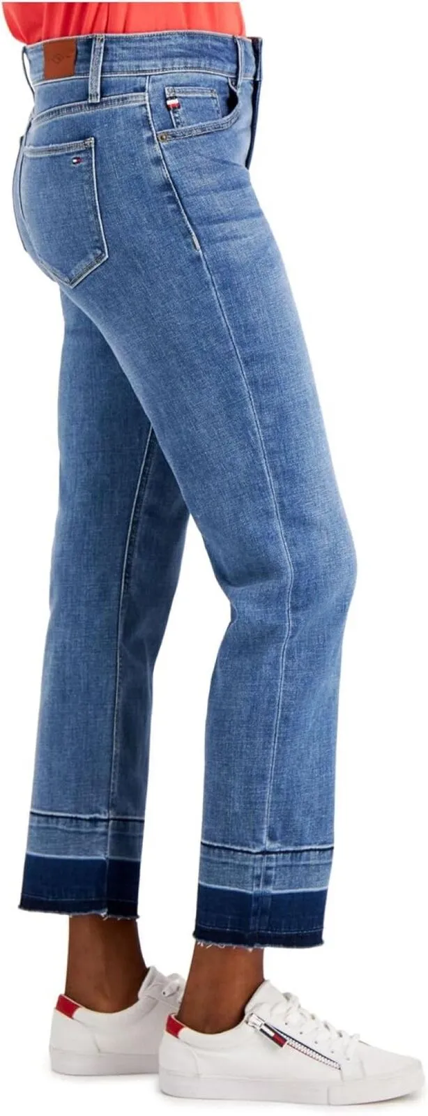 Tommy Hilfiger Womens Denim High-Waist Ankle Jeans J2AK6554